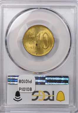 South Korea 1973 10 Won PCGS MS 64 PI0108 combine shipping