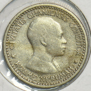 Ghana 1958 6 Pence 153318 combine shipping