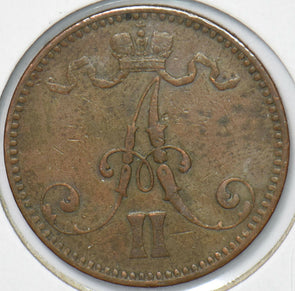 Finland 1866 5 Pennia  291031 combine shipping