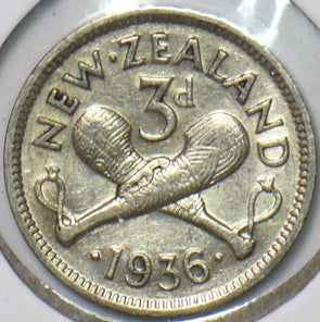 New Zealand 1936 3 Pence 151326 combine shipping