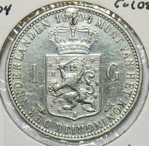 Netherlands 1904 Gulden N0231 combine shipping
