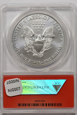 2011-W Silver Eagle First Release Satin Finish NGC SP70 NI0007