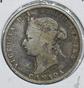 Canada 1874 25 Cents 298655 combine shipping