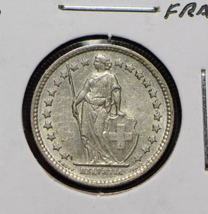 Switzerland 1960 1/2 Franc  191741 combine shipping