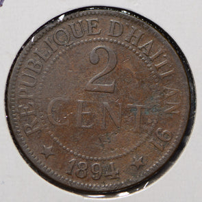 Haiti 1894 2 Cents  900703 combine shipping