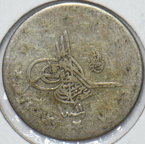 Turkey 1908 AH 1293 2 Kurush 195386 combine shipping
