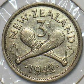 New Zealand 1942 3 Pence 152353 combine shipping