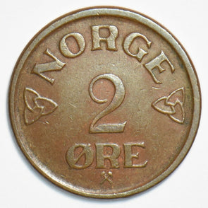 Norway 1957 2 Ore 153262 combine shipping