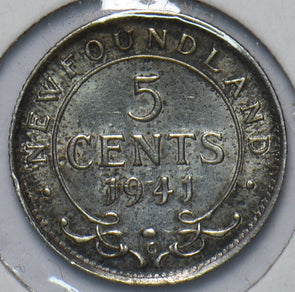 Canada 1941 5 Cents Newfoundland 150737 combine shipping