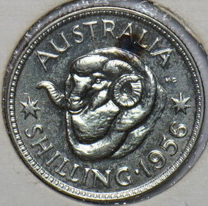 Australia 1956 Shilling Merino ram animal 902618 combine shipping