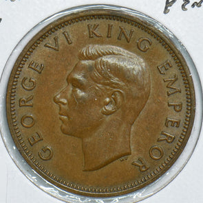 New Zealand 1941 1/2 Penny 198898 combine shipping