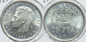Spain 1983 25 Pesetas 153806 combine shipping