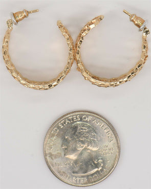 14K Gold Earrings 6.16g 0.85*0.75inch RG0076