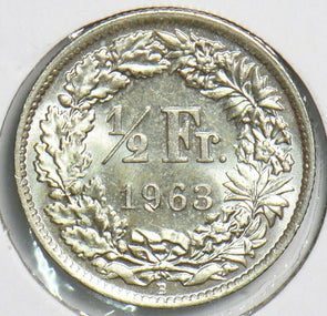Switzerland 1963 1/2 Franc 240604 combine shipping