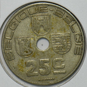Belgium 1938 25 Centimes 151955 combine shipping
