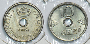 Norway 1951 10 Ore 241070 combine shipping