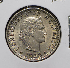Switzerland 1953 20 Rappen  150296 combine shipping