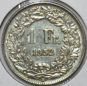 Switzerland 1952 Franc 193883 combine shipping