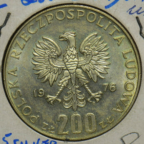 Poland 1976 200 Zlotych UNC 298335 combine shipping