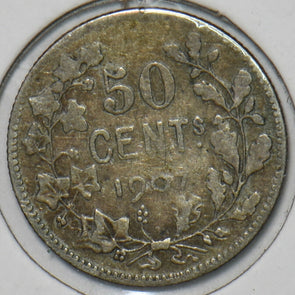 Belgium 1907 50 Centimes 151648 combine shipping