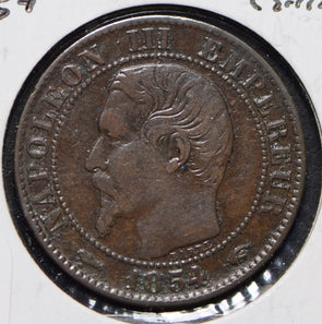 France 1854 5 Centimes Eagle animal  150115 combine shipping