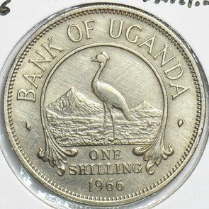 Uganda 1966 Shilling East African crowned crane animal 904121 combine shipping