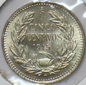 Chile 1915 5 Centavos Condor animal 296558 combine shipping