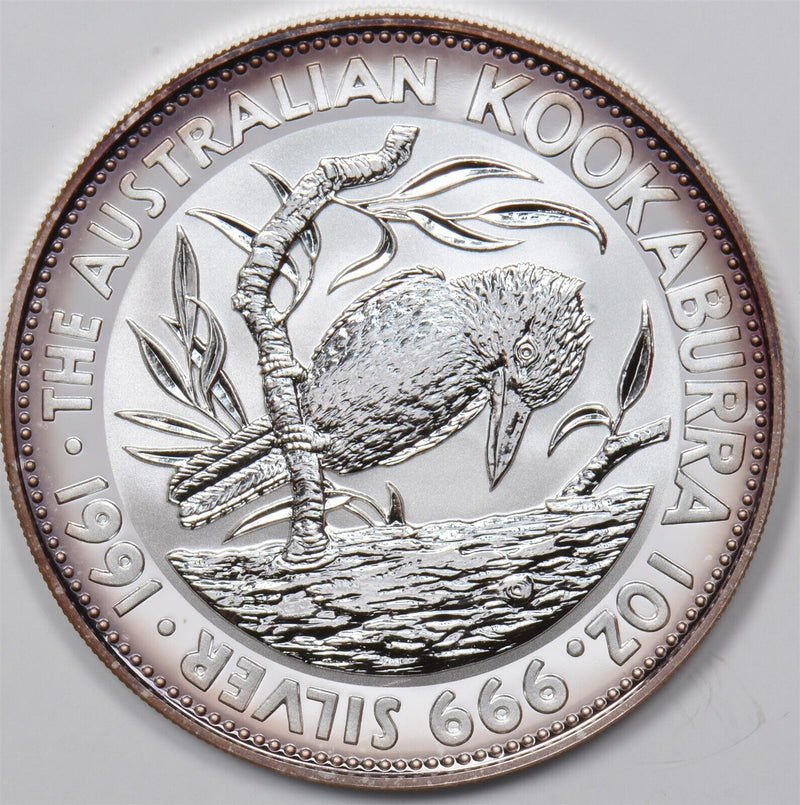 Australia 1991 5 Dollars Commemorative issue, Kookaburra Kookaburra AU0086 combi