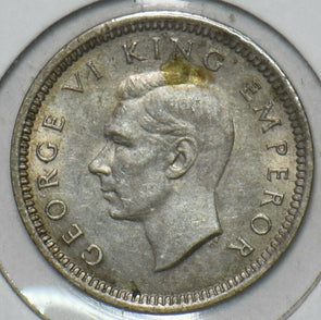 New Zealand 1943 3 Pence 152356 combine shipping