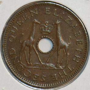 Rhodesia 1957 1/2 Penny Giraffe animal & Nyasaland 152108 combine shipping