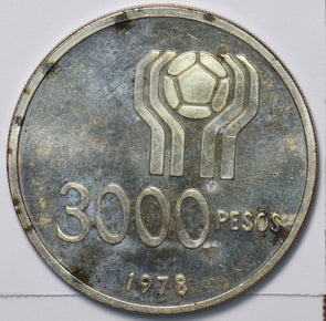 Argentina 1978 3000 Pesos 294149 combine shipping