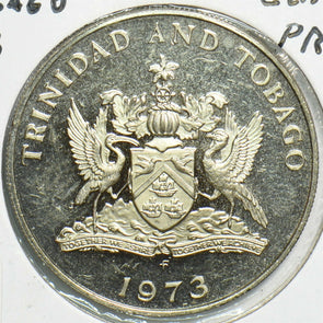 Trinidad & Tobago 1973 50 Cents Proof 904131 combine shipping