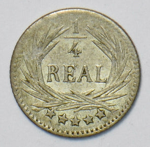 Guatemala 1895 1/4 Real 194070 combine shipping