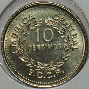 Costa Rica 1976 10 Centimos 196308 combine shipping