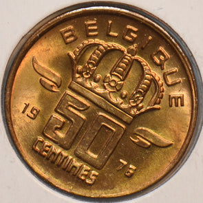 Belgium 1976 50 Centimes 297377 combine shipping