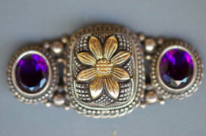REDUCED! Stephen Dweck Pin Brooch Bronzed .999 Sterling Silver