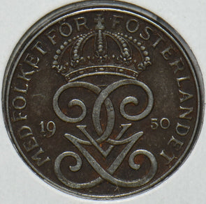 Sweden 1950 2 Ore 195457 combine shipping