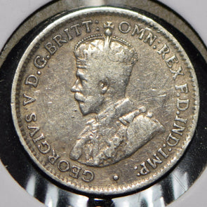 Australia 1919 3 Pence Kangaroo animal Emu  191467 combine shipping