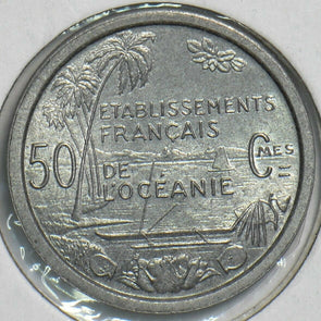 French Polynesia 1949 50 Centimes Oceania 152949 combine shipping