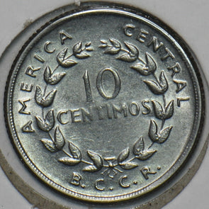 Costa Rica 1958 10 Centimos 152216 combine shipping