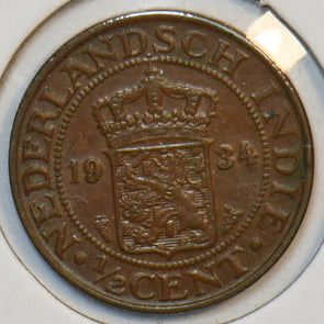 Netherlands East Indies 1934 1/2 Cent 151700 combine shipping