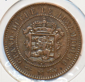 Luxembourg 1854 5 Centimes Lion animal 490859 combine shipping