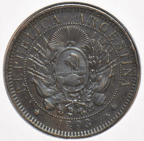 Argentina 1893 2 Centavos 295001 combine shipping