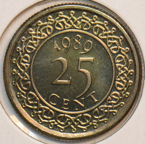 Suriname 1989 25 Cents 190655 combine shipping