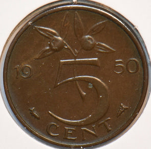 Netherlands 1950 5 Cents 902518 combine shipping