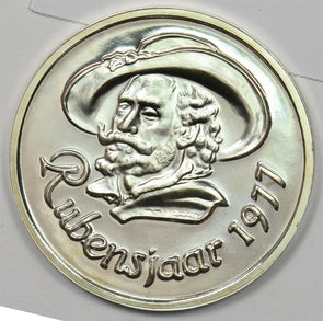 1977 Silver Round Rubensjaar Antwerp 1 Oz Silver 0.999 Proof U0380