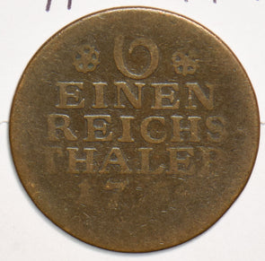 German States 1776 1/6 Thaler Brandenburg preussen. Copper 199089 combine shippi