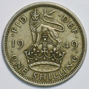 Great Britain 1949 Shilling Lion animal 153161 combine shipping