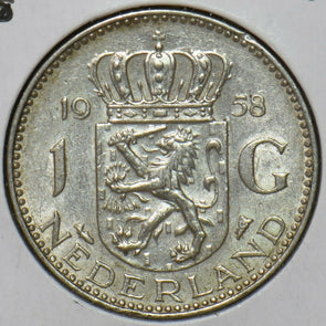Netherlands 1958 Gulden 151013 combine shipping