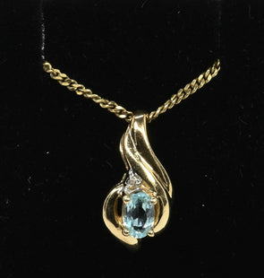 10K Gold Spinel Pendant GP0026